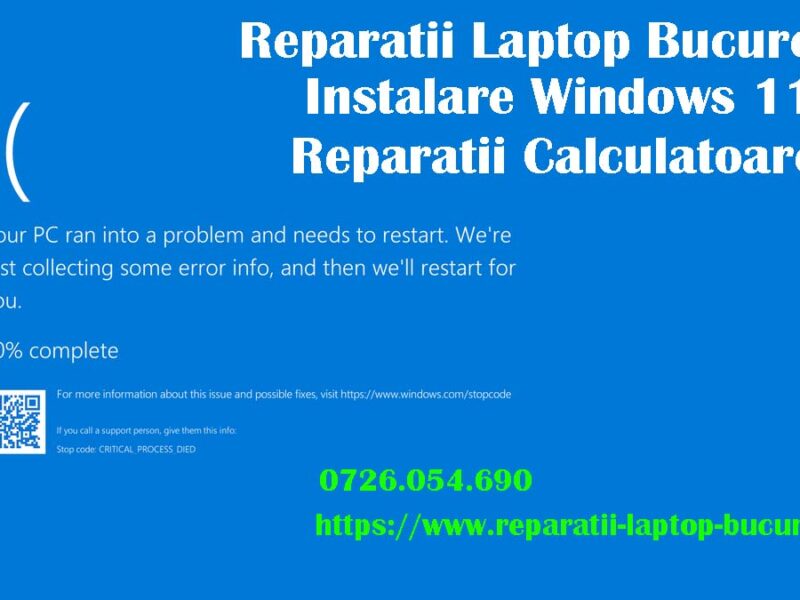 REPARATII LAPTOP BUCURESTI INSTALARE WINDOWS LA DOMICILIU ASAMBLARE CALCULATOR