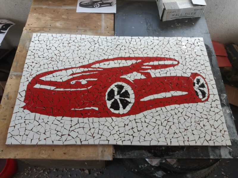 Tablou mozaic ceramica hanmade Trenkart