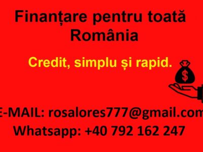 Finantare in tara.